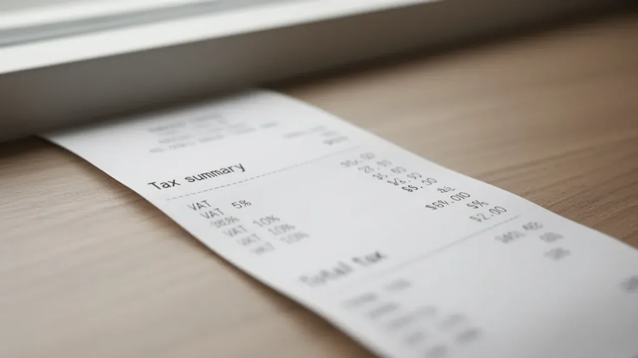 PTU na paragonie – co oznacza ten skrót i stawki podatku VAT?