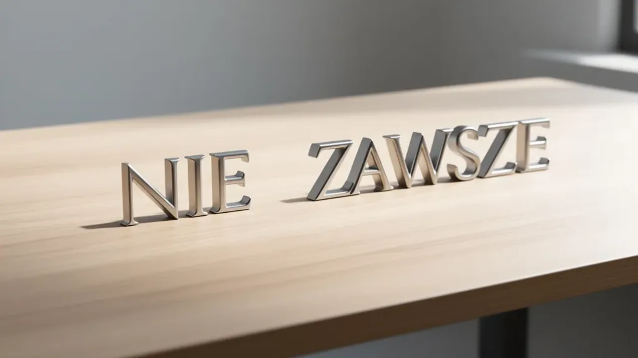 „Nie zawsze” piszemy zawsze osobno – poznaj powód tej zasady